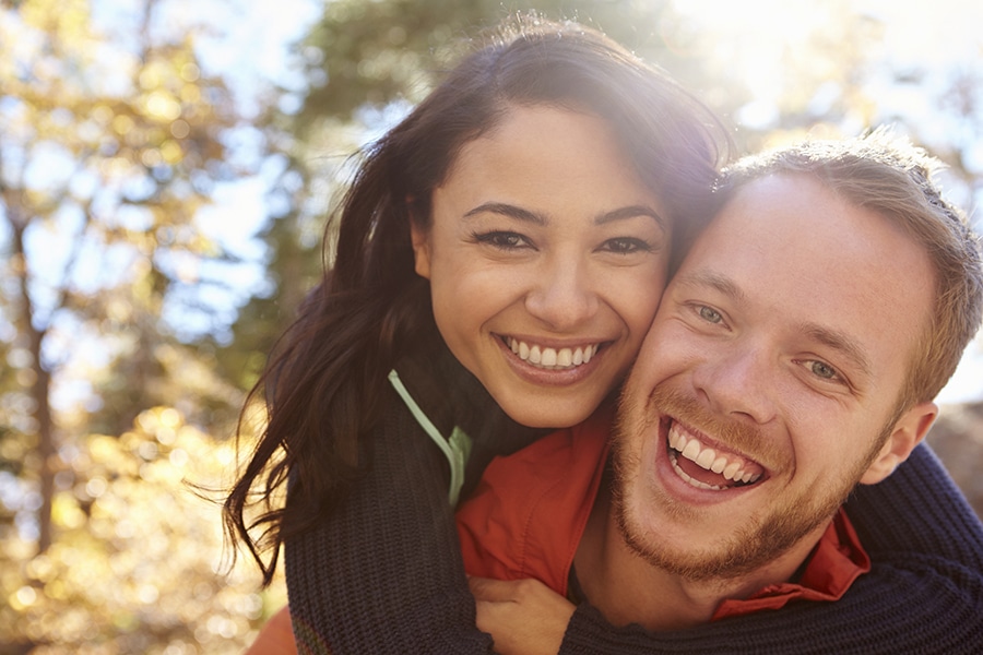 Happy young couple