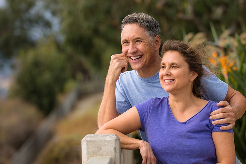 Portrait Of A Senior Couple In Love